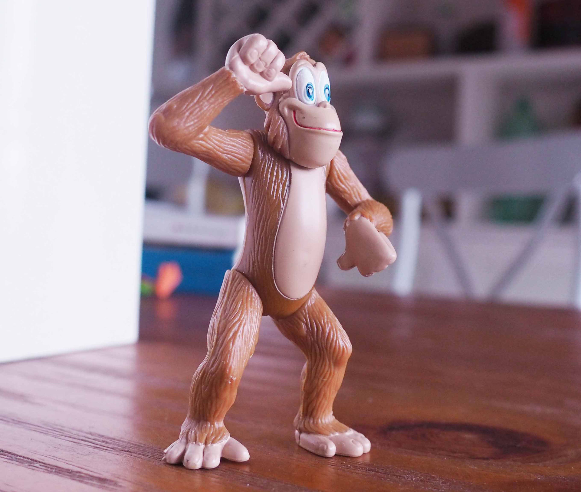 骏翱塑胶玩具 猴子模型 雨林动物 学前认知 识物辨色 厂家爆款