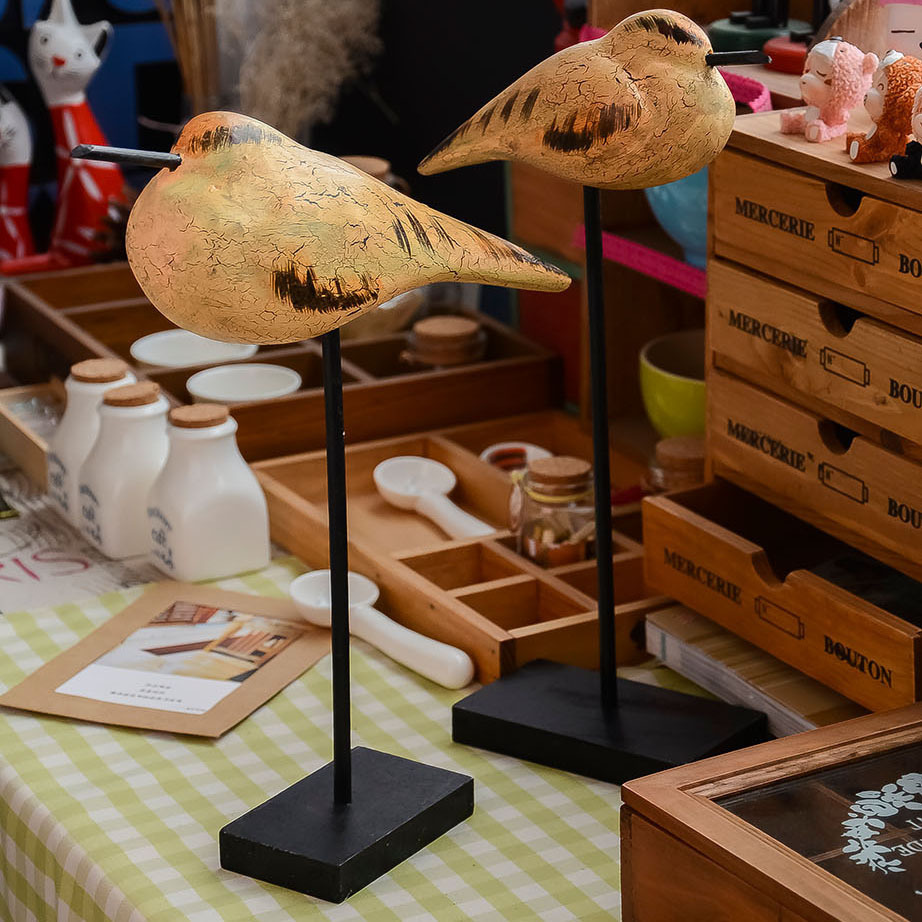 特价促销 木质海鸟手工艺品 生日礼物 创