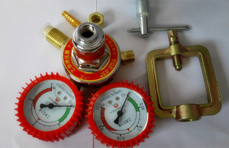 隆精永盛牌 防震乙炔减压器 乙炔表 压力表 yqe-03e 正品保证