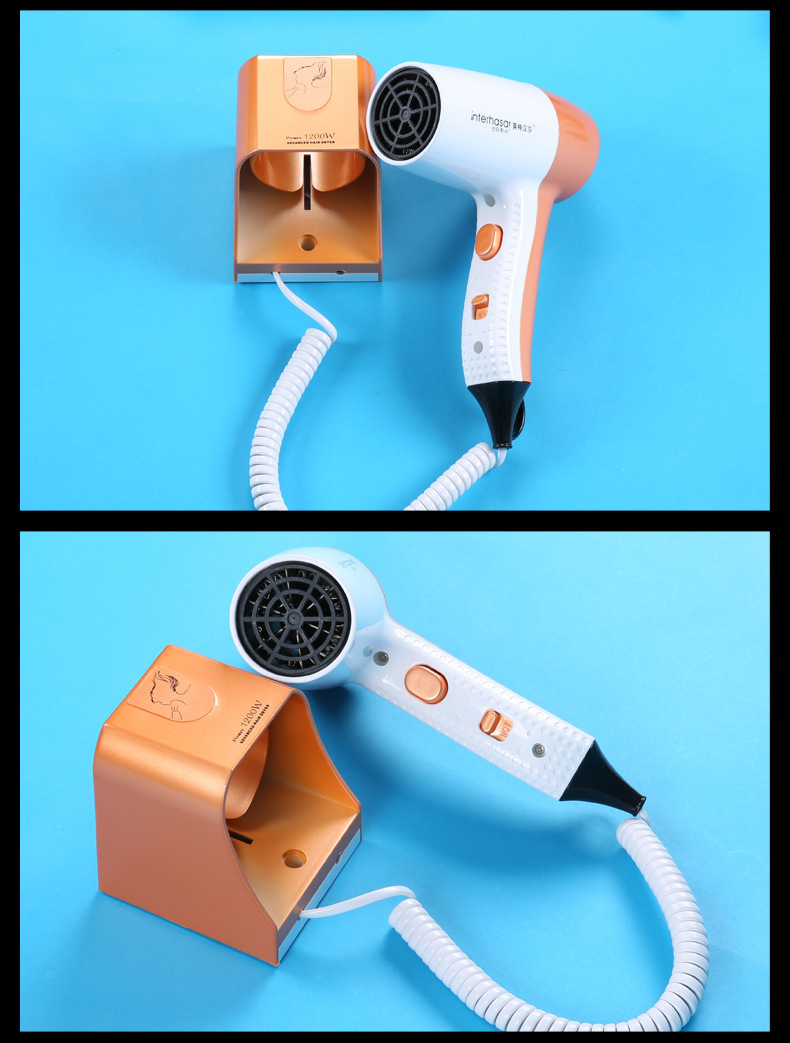 英特汉莎宾馆酒店挂式电吹风机壁挂吹风机家用浴室干发器干肤器采购