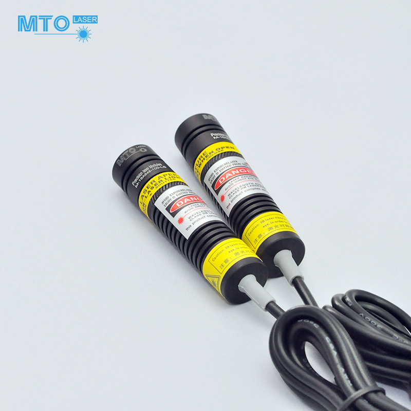 机械设备红外线定位仪 高亮度红光200mw可调焦十字标线激光器