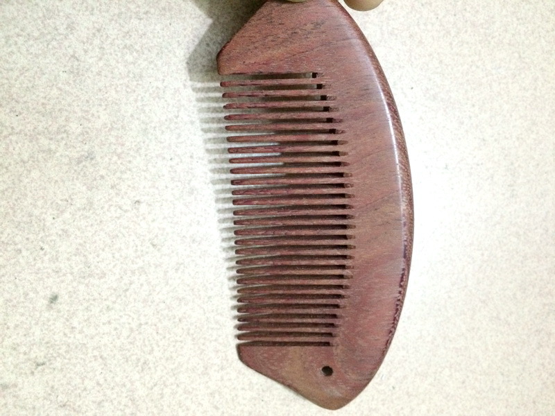 紫罗兰紫心木梳子 按摩美发梳结婚喜庆送礼梳密齿多款紫檀梳