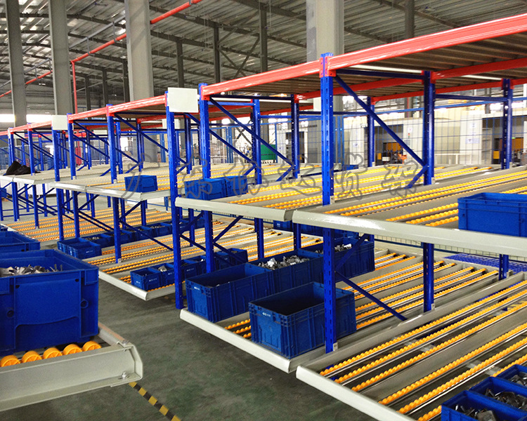 佛山工厂定制质量保证 滚筒流利式货架 中重型仓库仓储流利条.