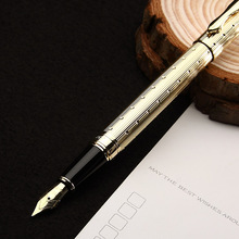 荐 PM126土豪金金属笔杆钢笔墨水钢笔商务礼品钢笔批发