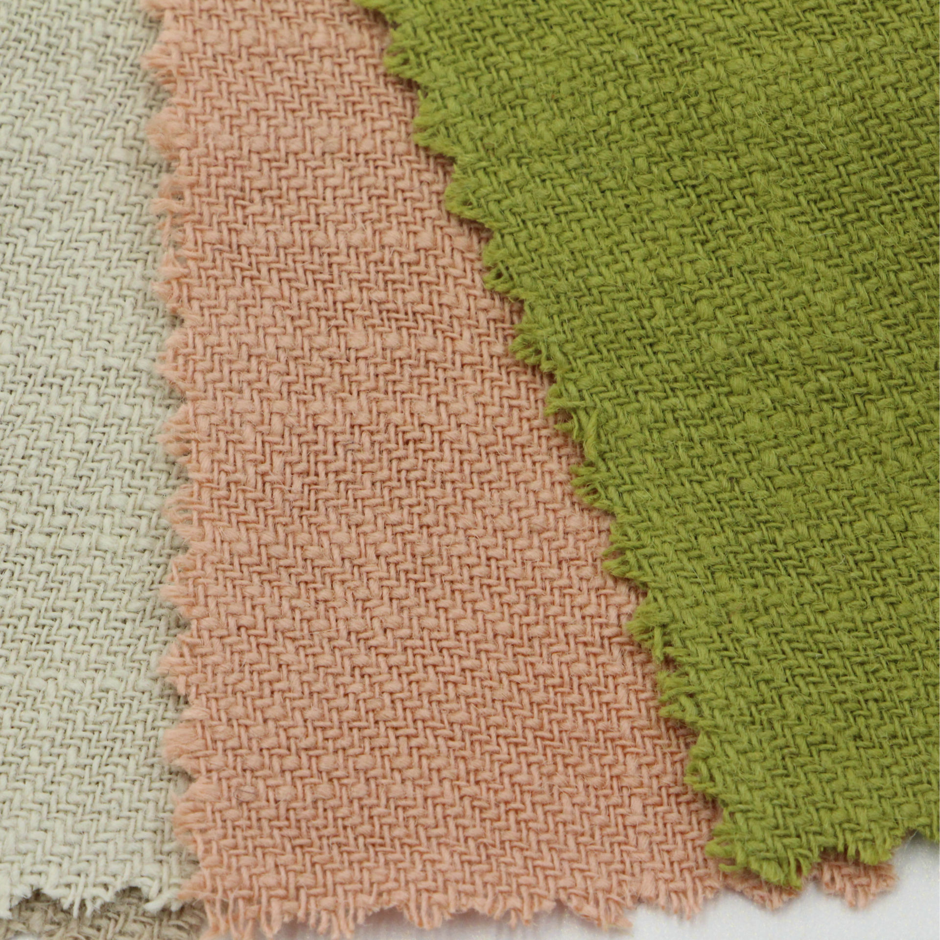 厂家热销纯苎麻斜纹 麻棉斜纹布 苎麻服装用布可订制