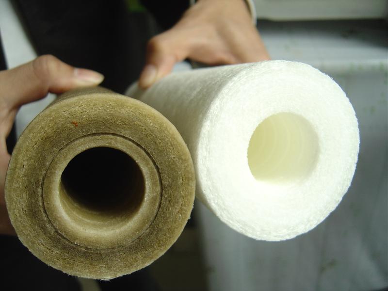 自产10寸254mm1-5微米pp纤维优质滤芯,厂家生产高端品质pp棉滤芯