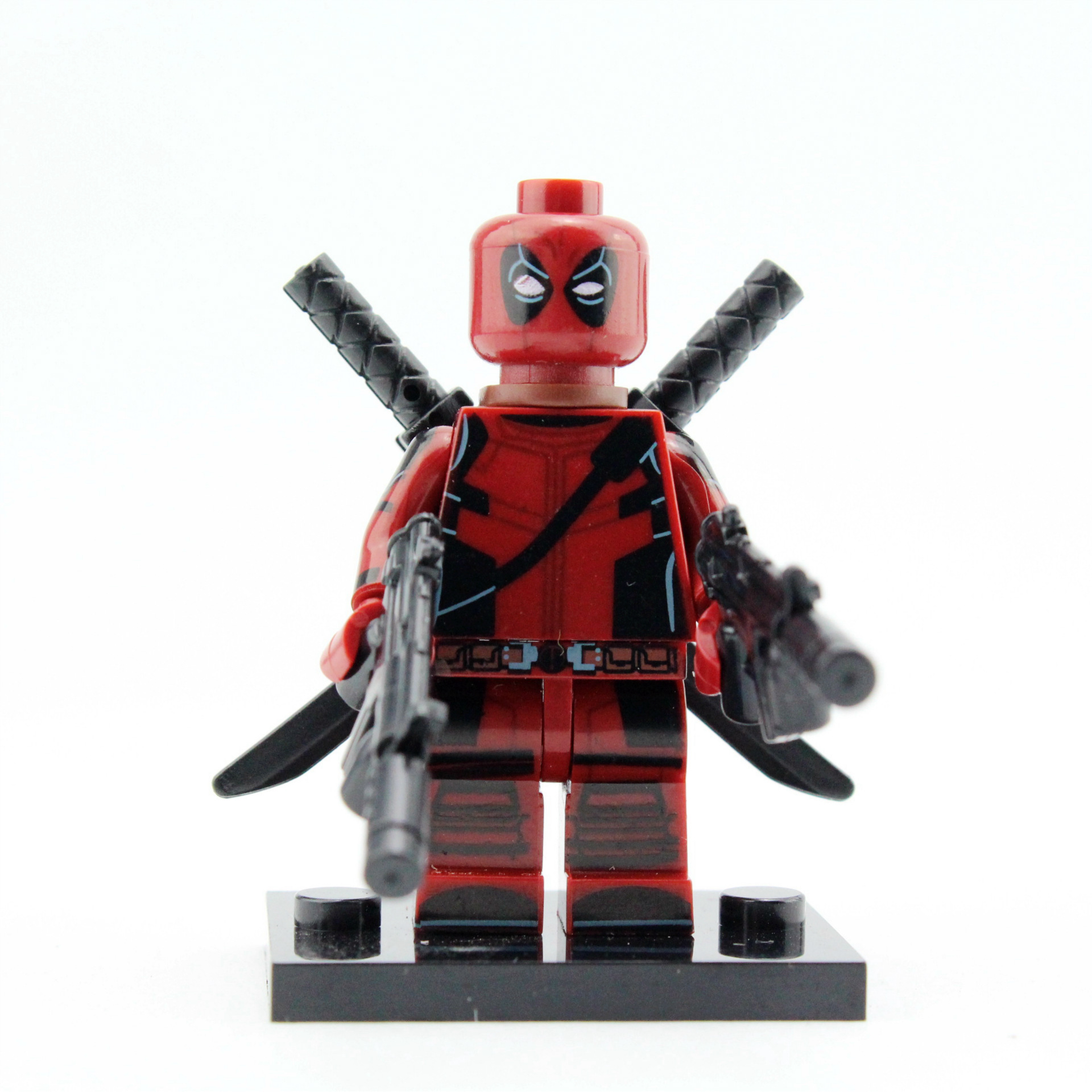 得高0257 深红色死侍 定制人仔 国产第三方人仔 带双刀