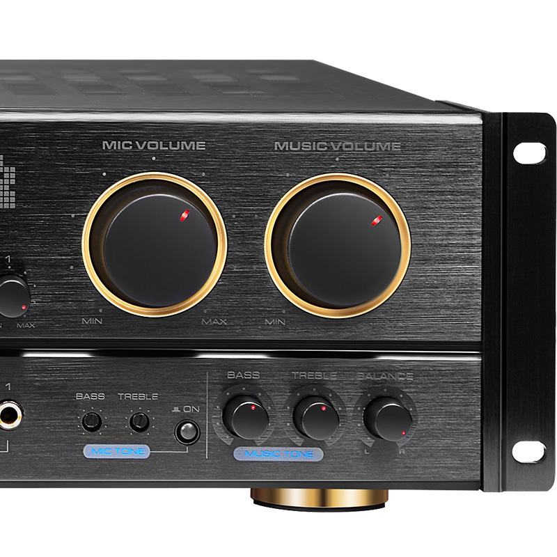 雅桥km1000卡拉ok功放ktv功放家用功放机大功率功放k歌专用