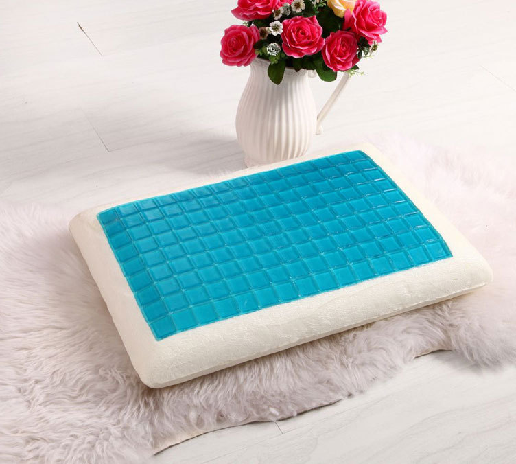 凝胶硅胶记忆枕 冰凉夏季 环保 出口欧美 记忆棉慢回弹枕头枕芯