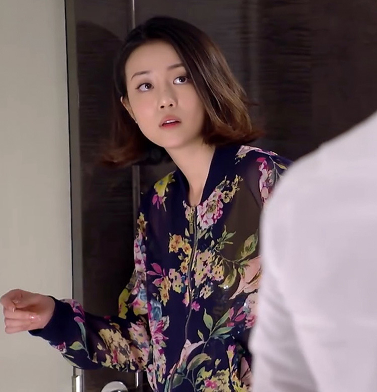 2016秋冬新款女装宽松雪纺衫印花上衣小