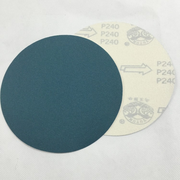 180mm圆盘砂 pke蓝色植绒砂纸片 干磨砂纸工厂直销 型号齐