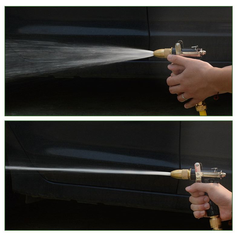 厂家直销家用高压洗车水枪全铜奶嘴洗车刷车器喷水枪头软管浇花