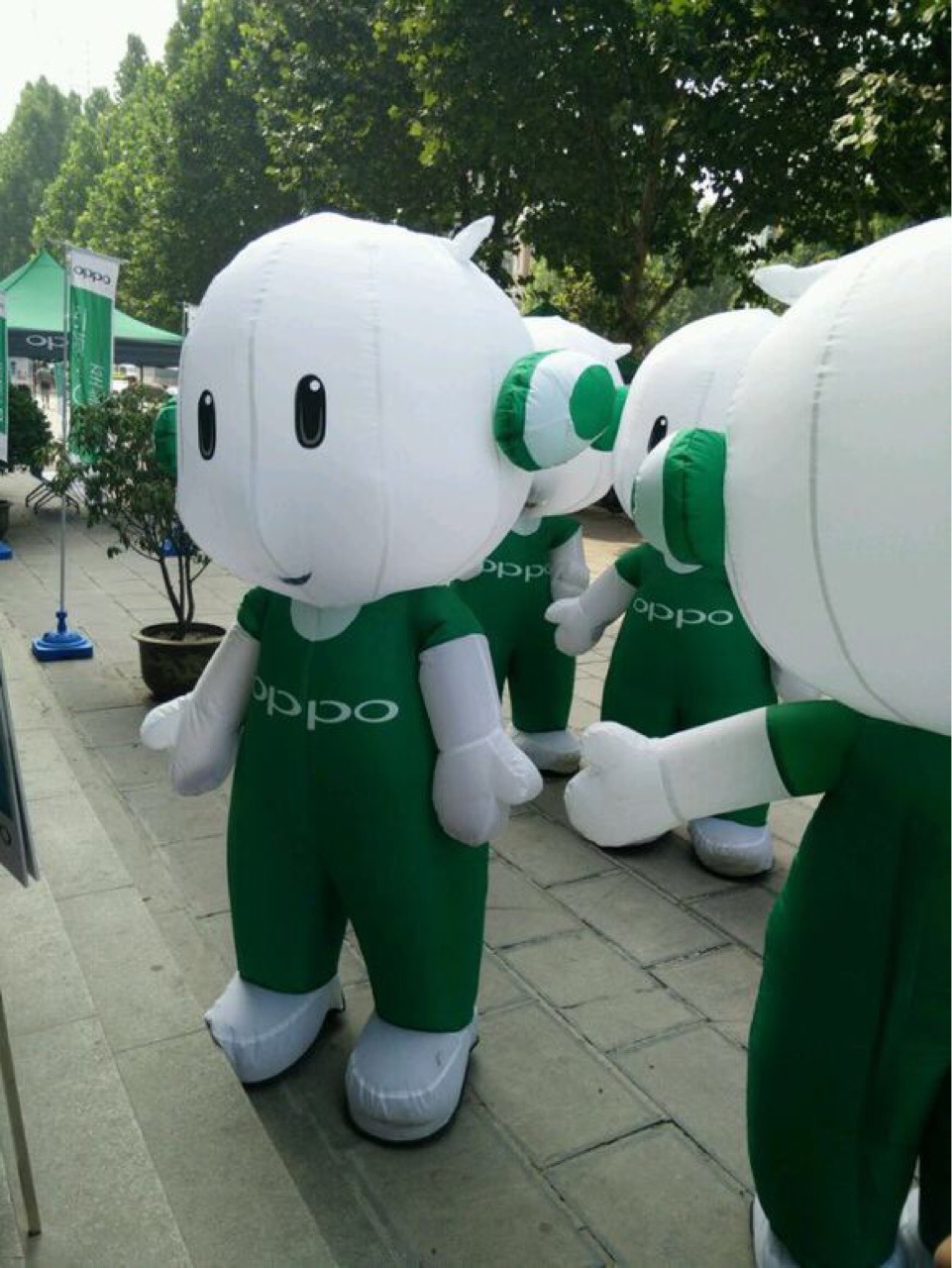 oppo小欧卡通气模造型