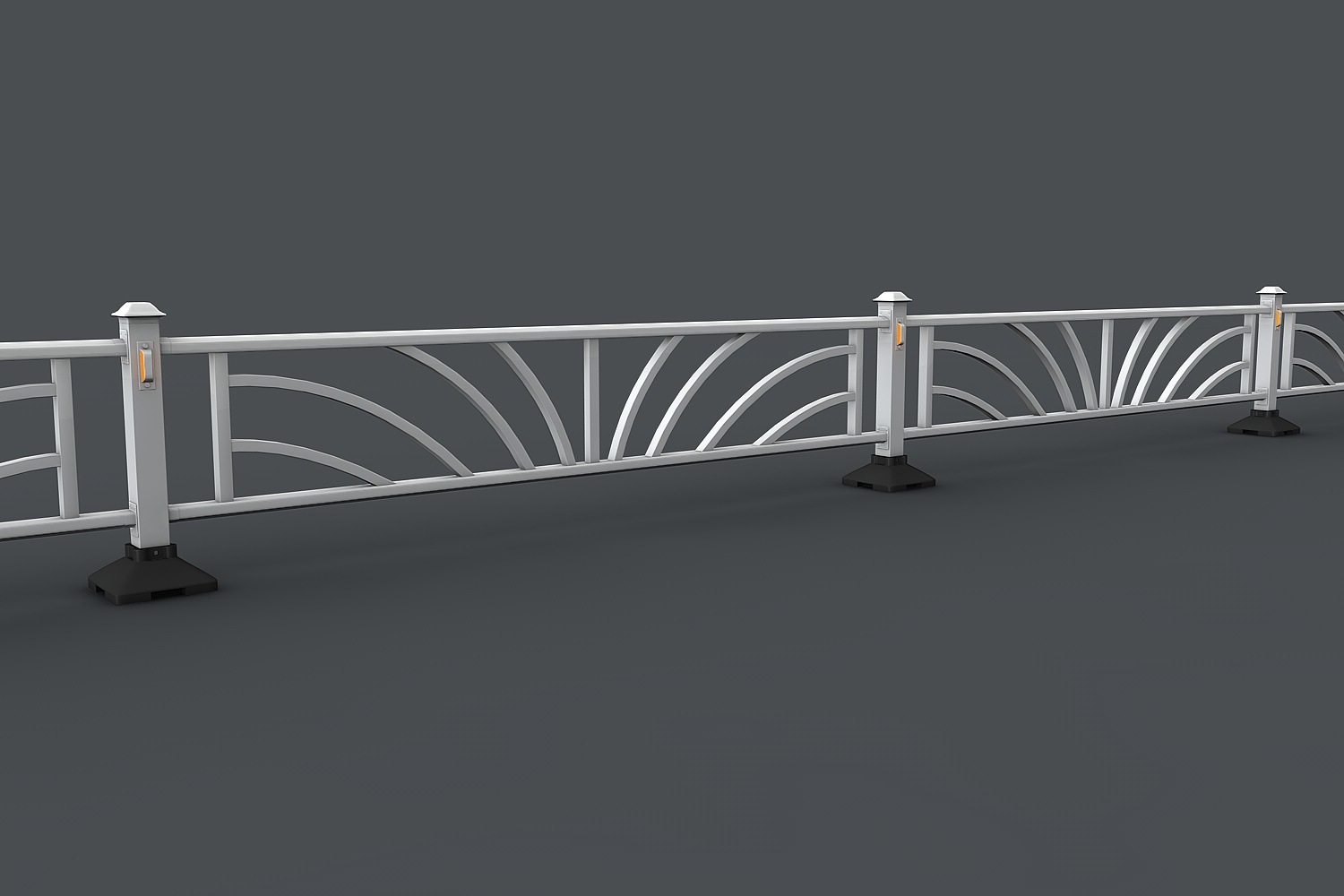 道路花式护栏阻隔栏 马路护栏人行道隔离栏 交通设施防撞护栏定制-建