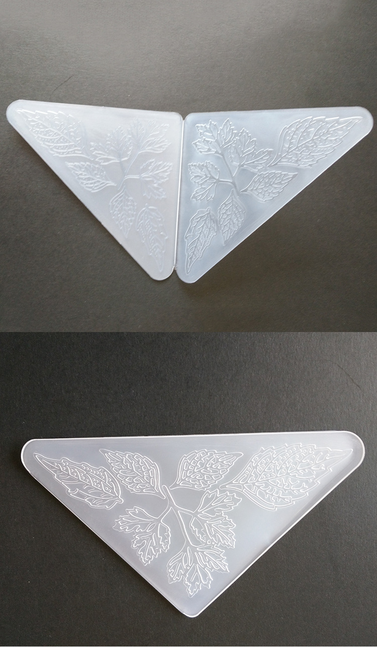 三角形透明塑料制品 塑料模板 塑料压花定制成型塑料制品