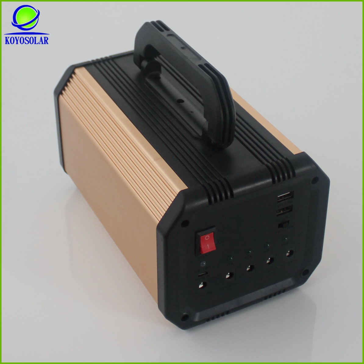 5vusb 12vdc输出多功能太阳能充电便携式带内置led灯小系统