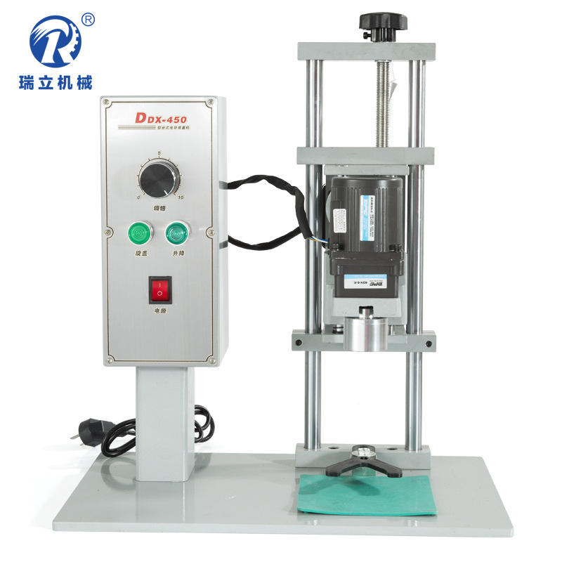 DDX-450型电动旋盖机 瓶口旋盖机 瓶子锁口机 压盖机 圆瓶旋盖机