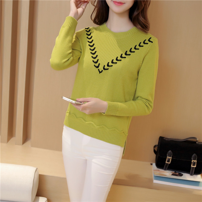 女式针织衫-2016春季新款针织衫毛衣女韩版修
