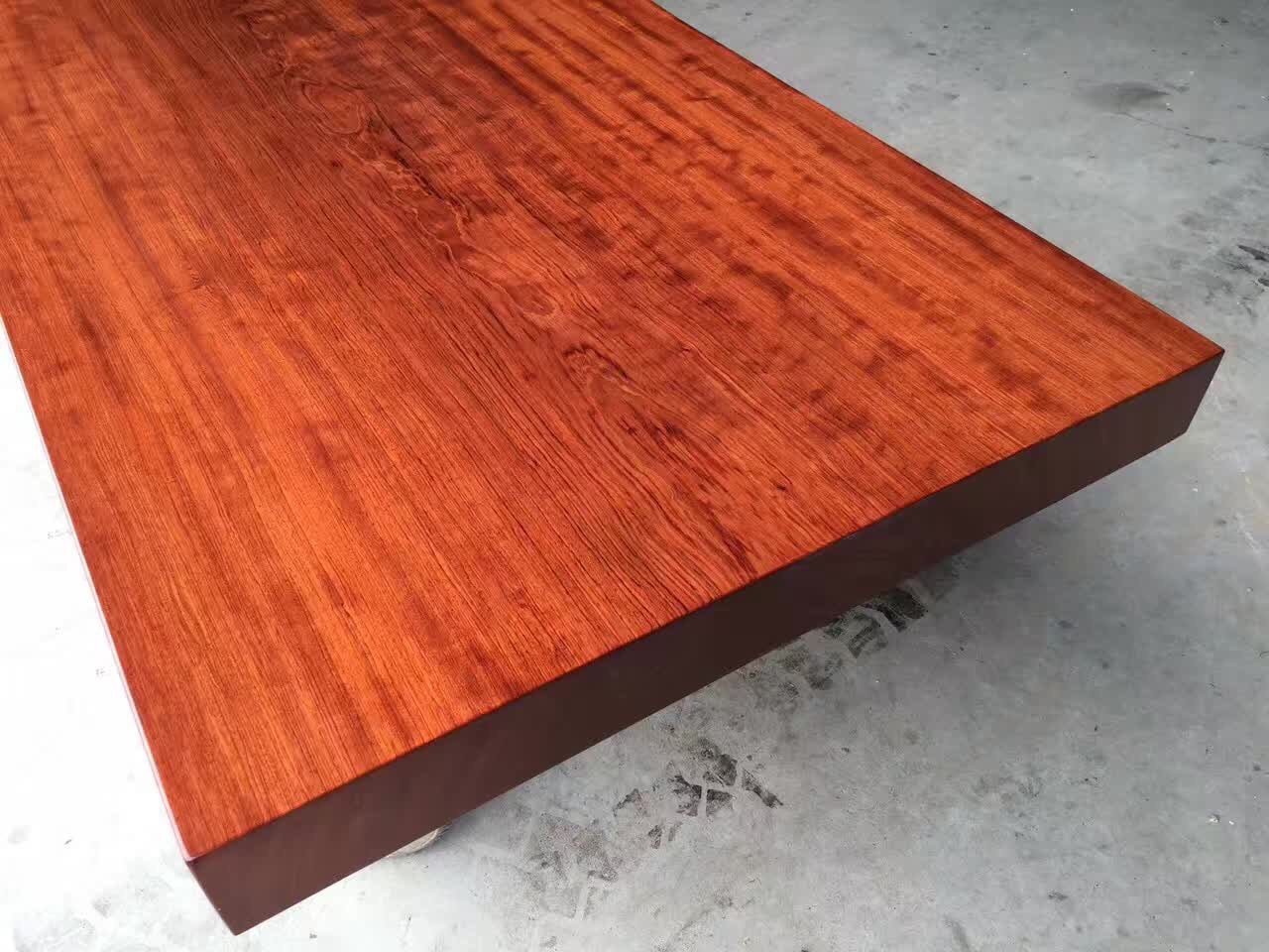 古夷苏木大板 全方全芯桌面干净 家居餐桌公司会议桌 休闲茶桌