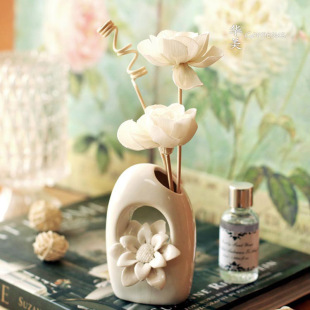 新款唯美瓷瓶香熏套装无火无烟香薰精油室内熏香批发