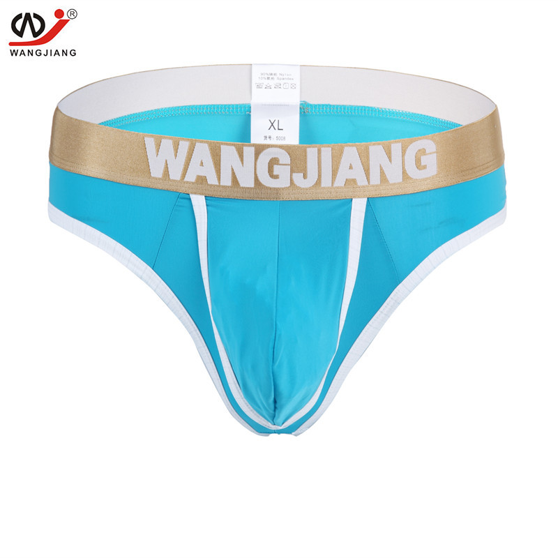 网将wj男士内裤 枪弹分离冰丝半透明性感丁字裤 男式丁字内裤