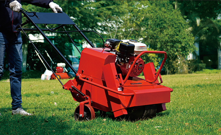 卡夫草坪打孔机 本田动力 促进草地透气 草坪机 园林机械 正品 - 机械