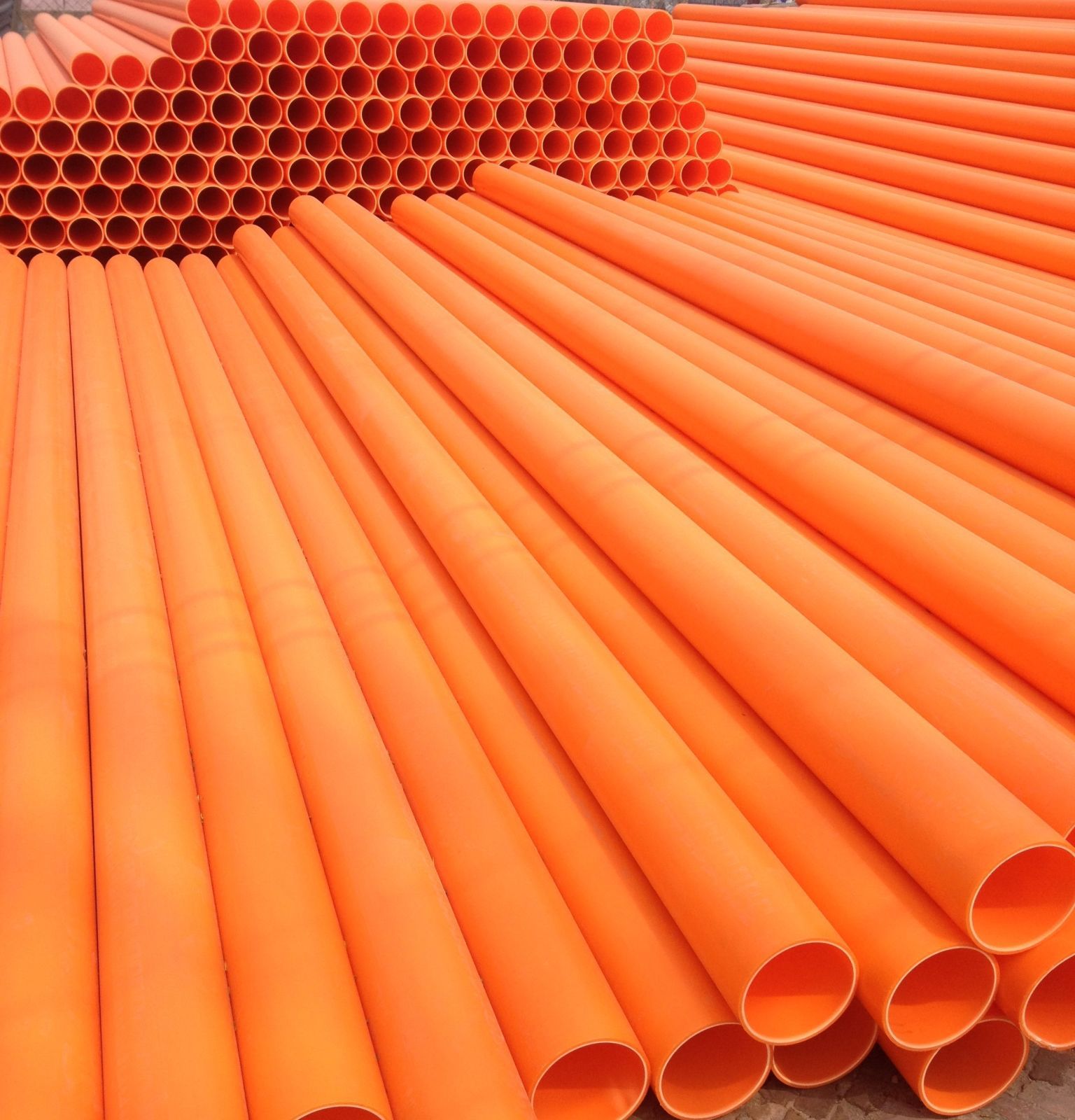 mpp电力管管材最小弯曲半径应≥75管外径.