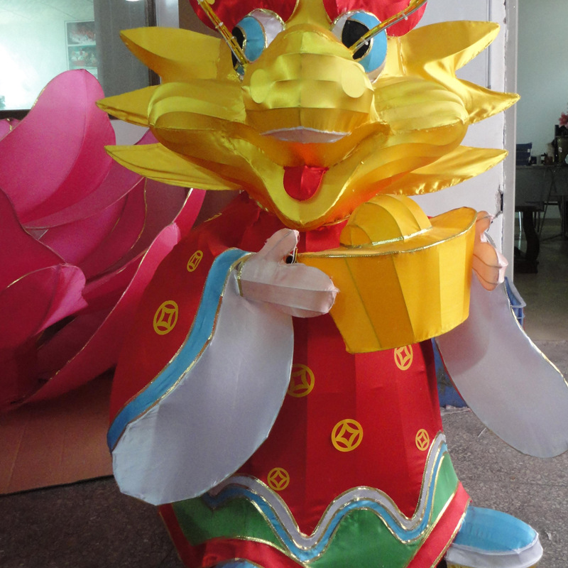 广东春节活动装饰花灯大型中国龙花灯制作春节装饰用品厂家直销