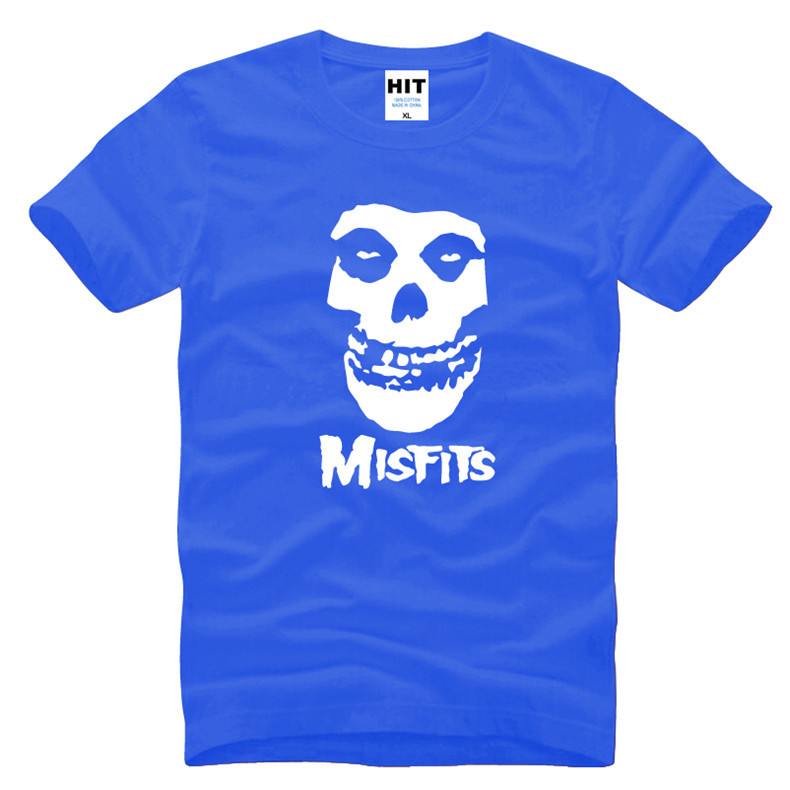 2018外贸男式短袖t恤 the misfits 硬核朋克 音乐摇滚 厂家直销