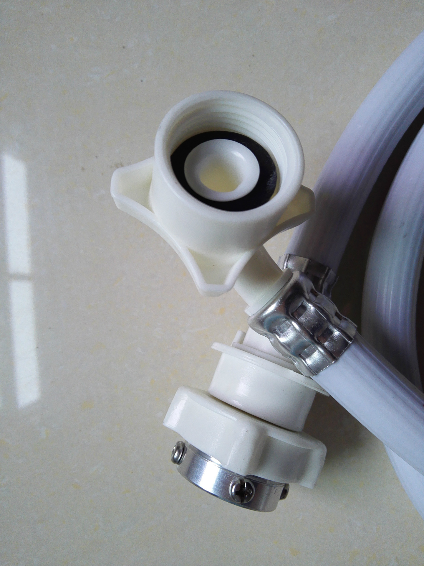 厂家供应全自动洗衣机进水管pvc软管洗衣机压力管三层加厚