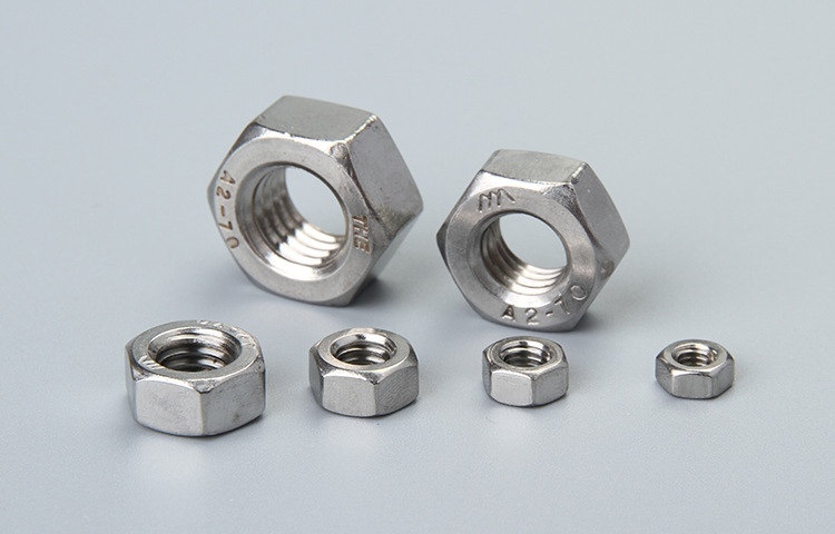 304不锈钢din934六角螺母 螺母 螺帽 304螺母 不锈钢六角螺帽