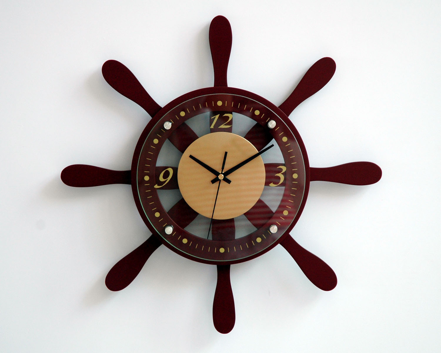 一红装饰客厅挂钟时尚大气个性欧式简约客厅创意时钟静音钟表批发