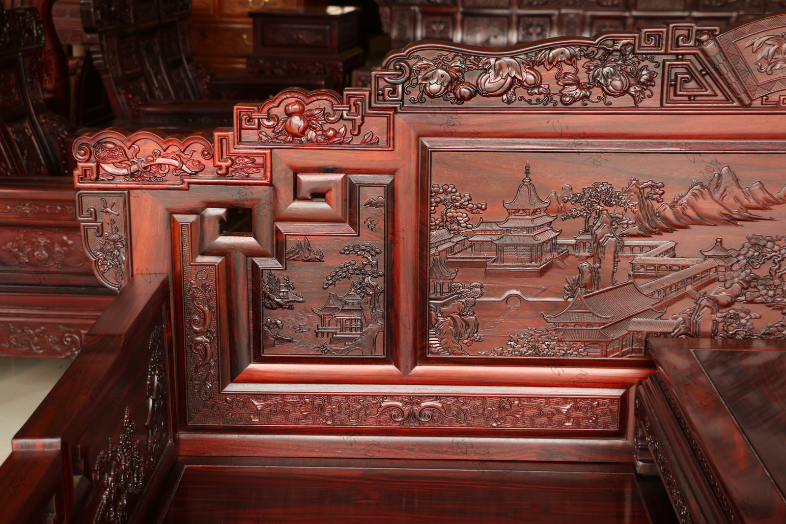 南美酸枝/黑酸枝 明清古典红木罗汉床 实木中式家具床