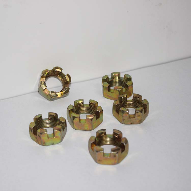 后桥半轴花母/开槽螺母/槽型螺帽/六角开槽螺母/开槽形