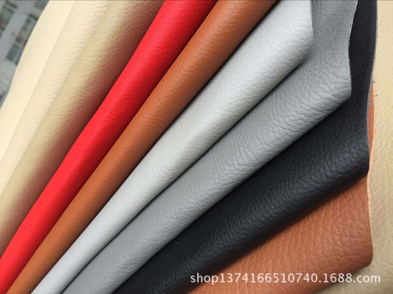超纤皮134荔枝纹 环保生态皮革 汽车3d专车专用皮革 内饰改装皮革