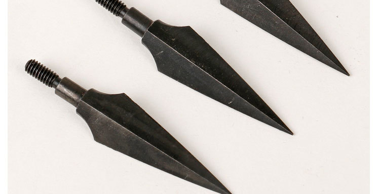 展羿厂家直销柳叶箭头 户外弓箭柳叶箭头批发 不锈钢箭头批发