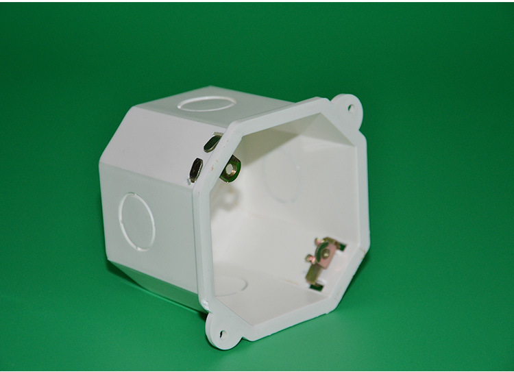 亚昌pvc 灯头盒 八角灯头盒 接线盒 预埋盒 底盒 厂家直销