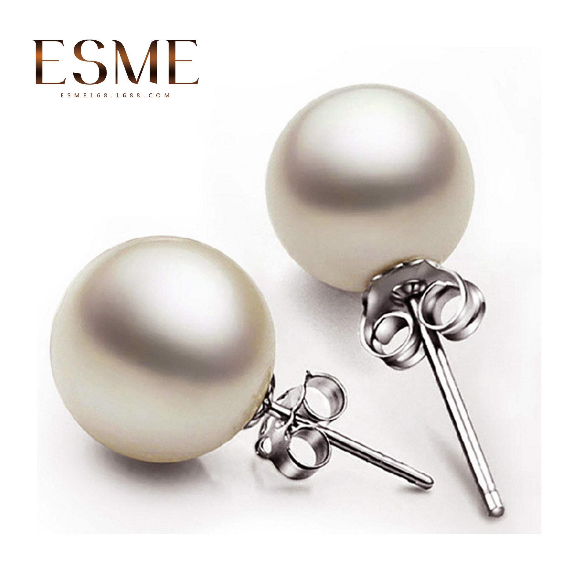 淘宝爆款女耳环 珍珠韩国版南洋贝珠耳针银耳钉 女款 耳饰品批发