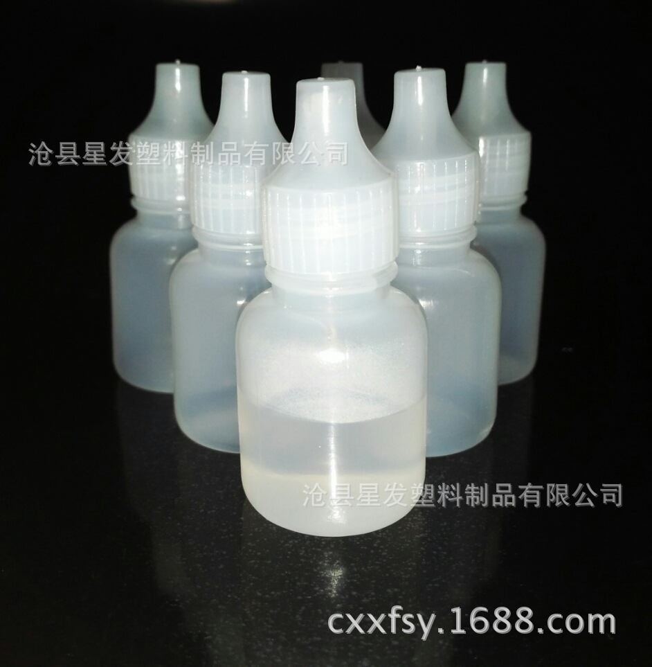 现货供应 8毫升两件套滴剂瓶 小墨瓶 小塑料瓶子