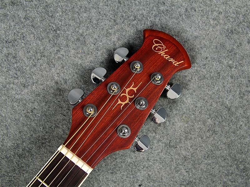 韩国chard 民谣吉他初学者入门41寸云杉木个性电箱圆孔龟背吉他