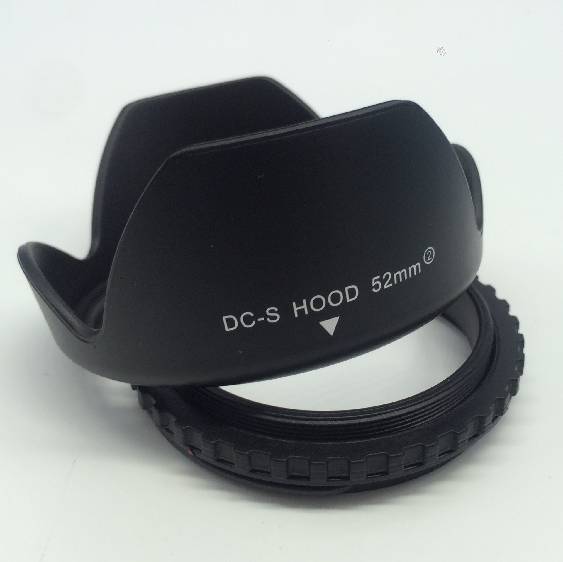 52mm可反扣式螺口遮光罩莲花罗口遮光罩花瓣罩通用卡口遮光罩