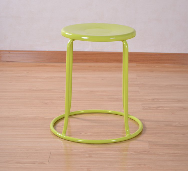 批发金属家具炫彩圆凳 定制铁皮凳子 现代简约铁艺花架一件代.