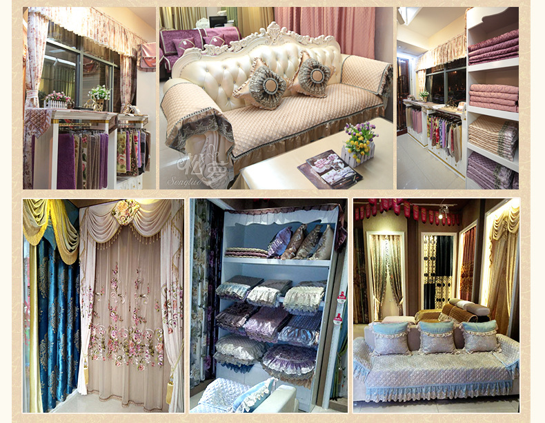 松萝 四季沙发垫田园布艺防滑实木沙发坐垫套罩巾定做一件代理