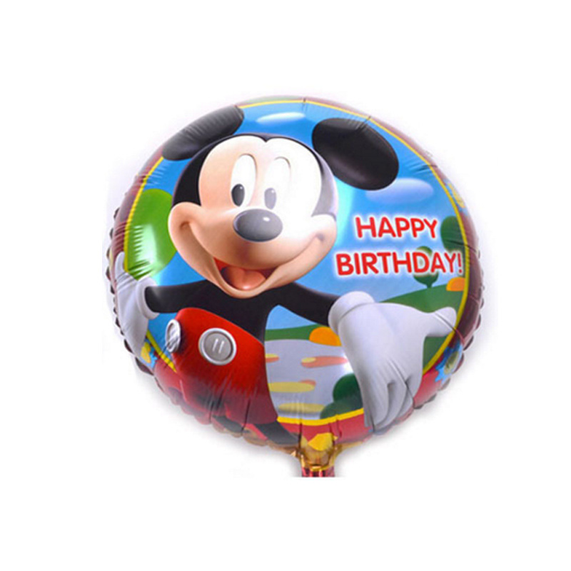 铝膜氢气球批发 婚庆 生日派对气球-铝膜卡通米奇米妮铝箔球