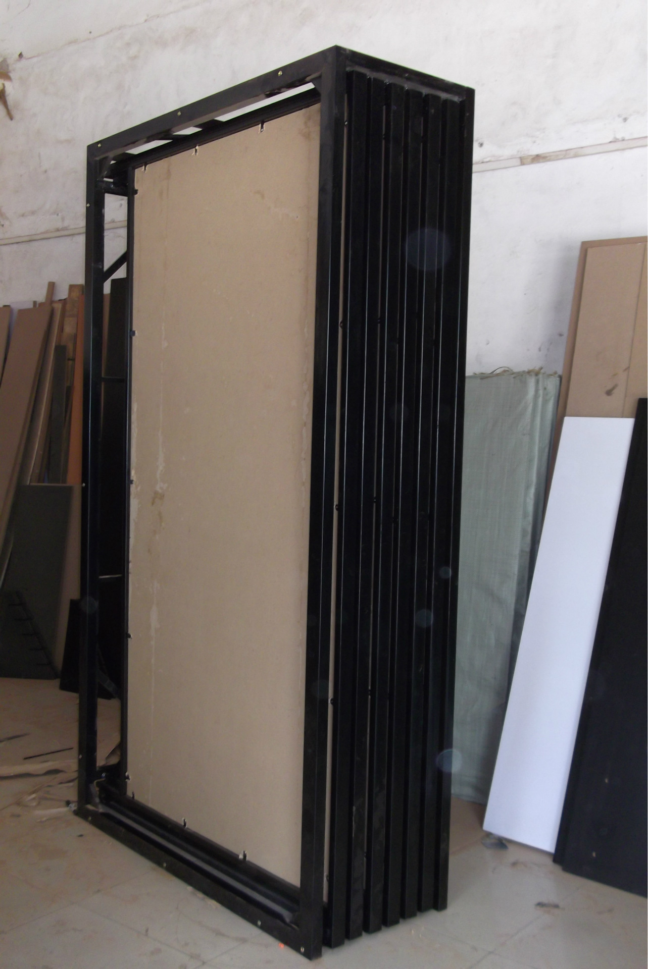 陶瓷推拉柜瓷砖展示架镜子样板架墙纸架