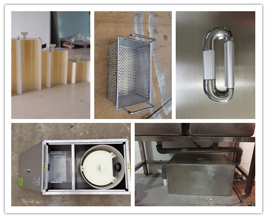厨房槽下式油水分离器 餐饮隔油池 苏州隔油器 不锈钢食堂隔油池