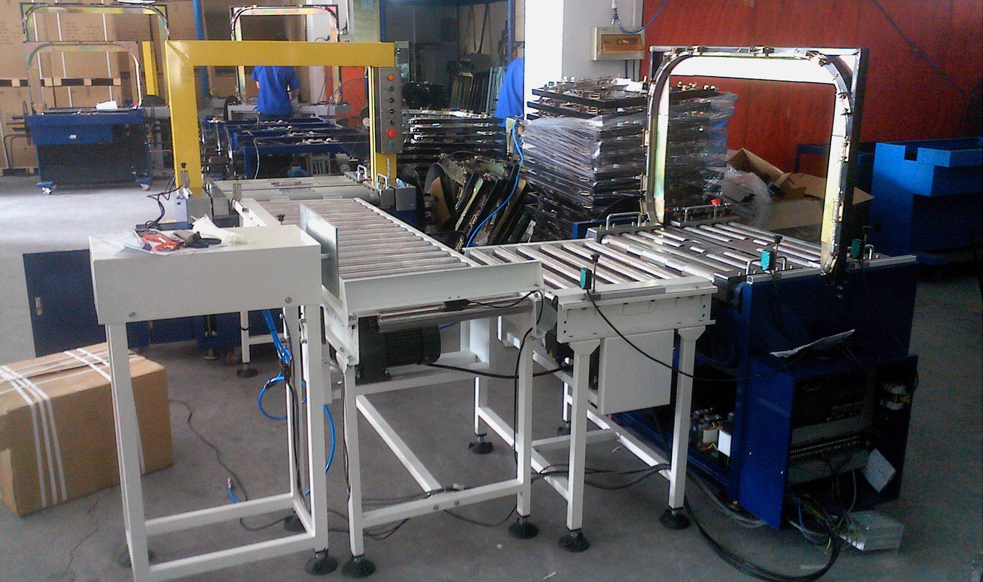 厂家供应全自动无人化捆扎机井字形捆包机纸箱打包机