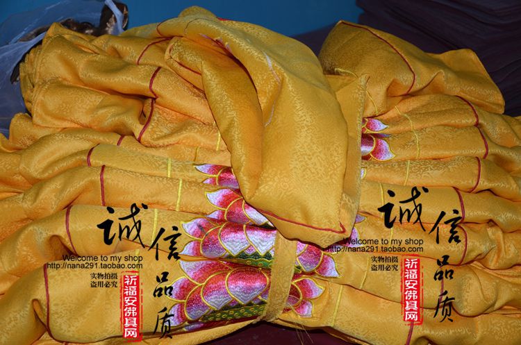 佛教用品批发拜凳套拜垫套莲花跪垫套佛教用品厂家义乌特价直销