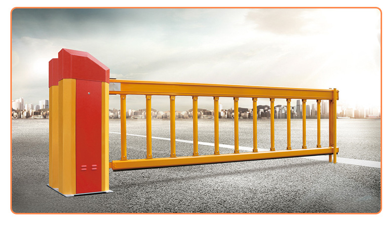 电动栅栏空降门道闸机 车库道闸栅栏空降门 小区道闸机电空降门-3d电