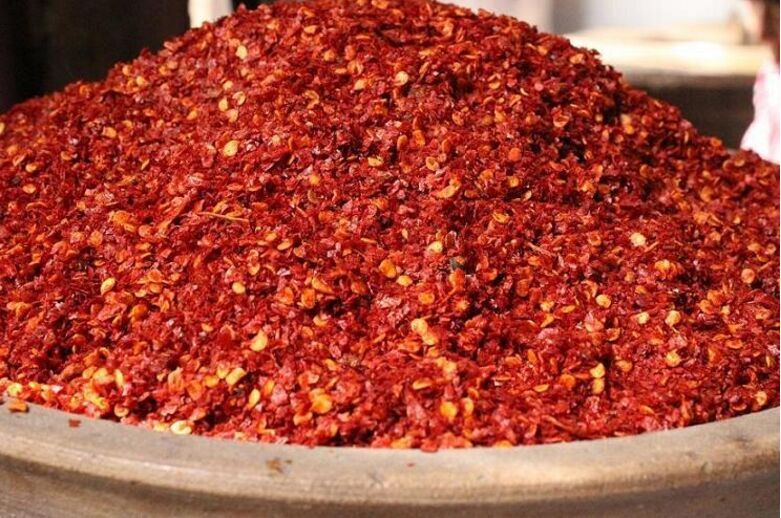 甘肃特产天池红辣椒面500g 辣椒油泼辣子原料纯手工磨制农家自产